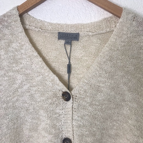 Joseph A striped Button Cardigan Sweater - Picture 7 of 7